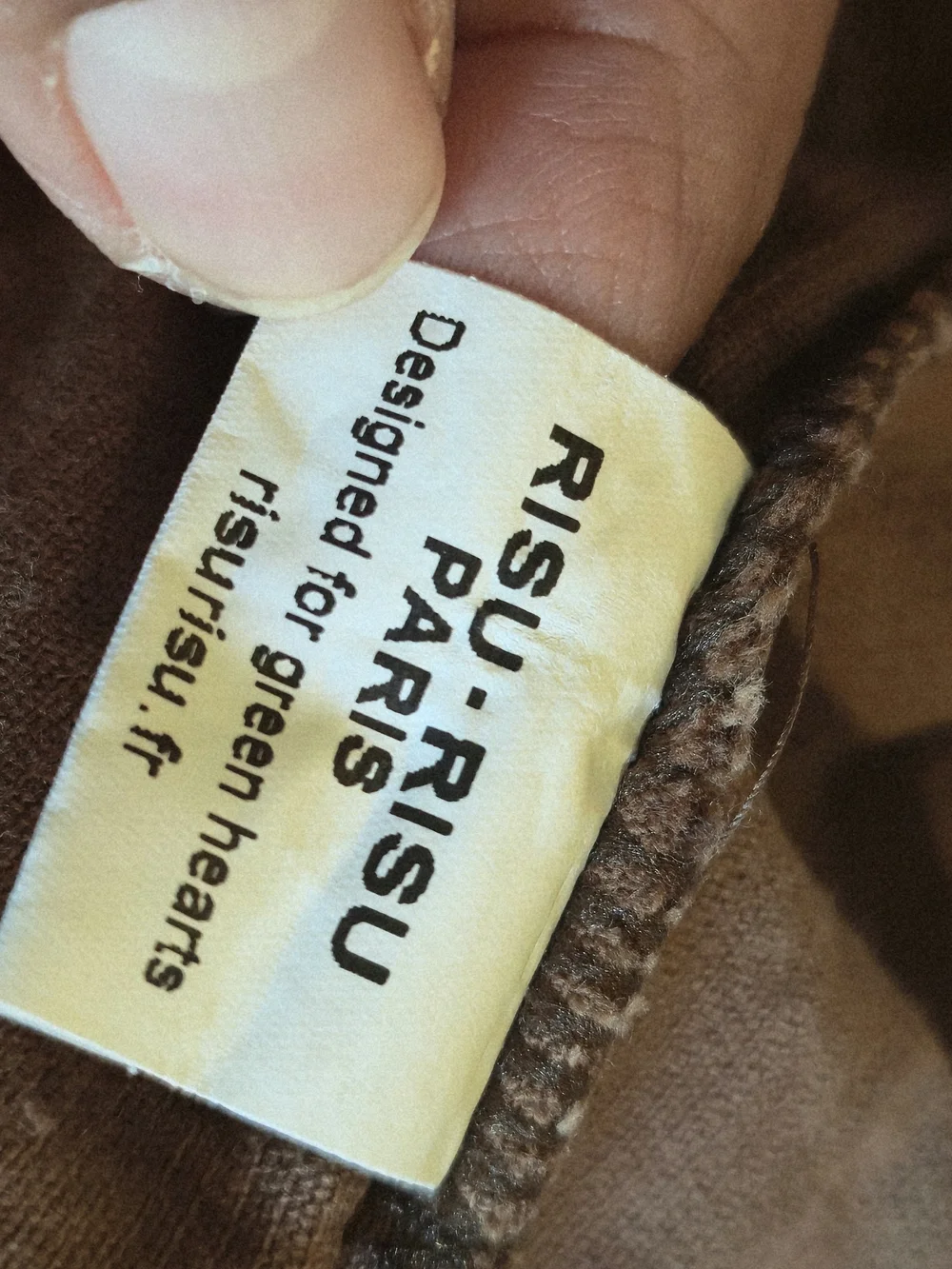 Risu Risu Paris Brown Organic Corduroy Luco Pants Size 8 Kids Luxury
